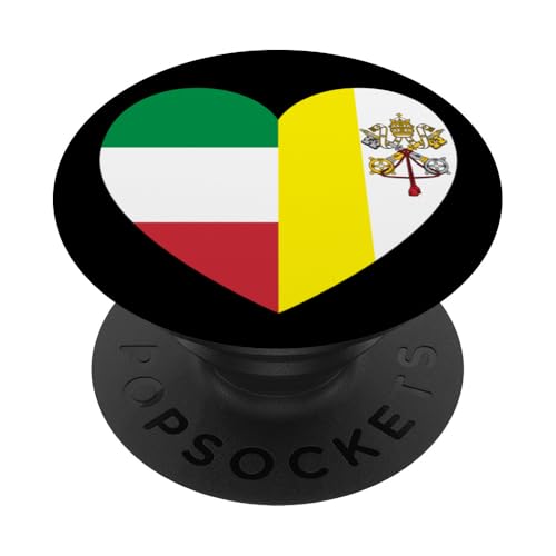 Heart of Faith: Italy and Vatican United PopSockets Klebender PopGrip Heart of Faith: Italy and Vatican United PopSockets Klebender PopGrip von Vatican Heart Unity Merch