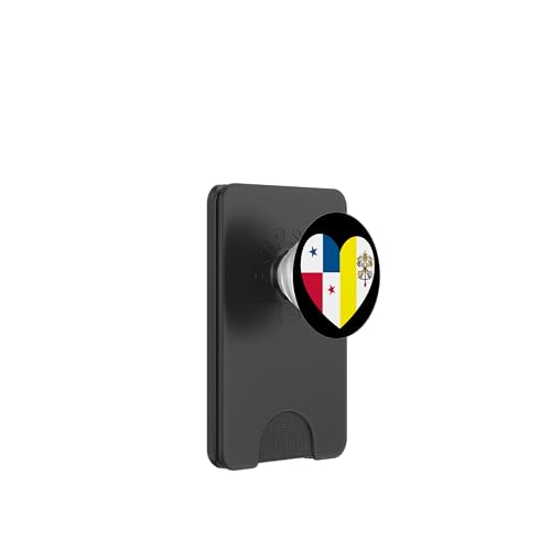 Heart of Faith: Panama and Vatican United PopSockets PopWallet für MagSafe Heart of Faith: Panama and Vatican United PopSockets PopWallet für MagSafe von Vatican Heart Unity Merch
