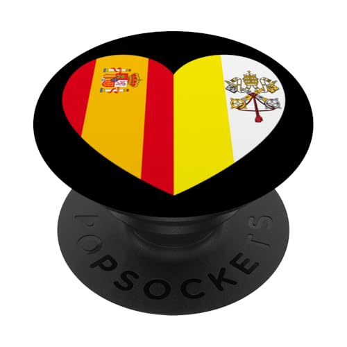 Heart of Faith: Spain and Vatican United PopSockets Klebender PopGrip Heart of Faith: Spain and Vatican United PopSockets Klebender PopGrip von Vatican Heart Unity Merch