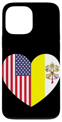 Heart of Faith: USA and Vatican United Hülle für iPhone 13 Pro Max Heart of Faith: USA and Vatican United Hülle für iPhone 13 Pro Max von Vatican Heart Unity Merch