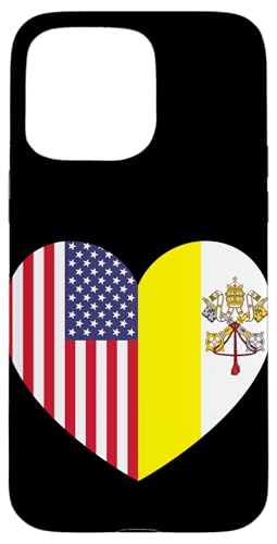 Heart of Faith: USA and Vatican United Hülle für iPhone 15 Pro Max Heart of Faith: USA and Vatican United Hülle für iPhone 15 Pro Max von Vatican Heart Unity Merch