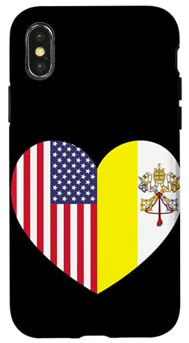 Heart of Faith: USA and Vatican United Hülle für iPhone X/XS Heart of Faith: USA and Vatican United Hülle für iPhone X/XS von Vatican Heart Unity Merch