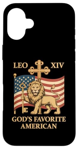 Vatican Pope Leo XIV - God's Favorite American Hülle für iPhone 16 Plus Vatican Pope Leo XIV - God's Favorite American Hülle für iPhone 16 Plus von Vatican Pope Leo XIV