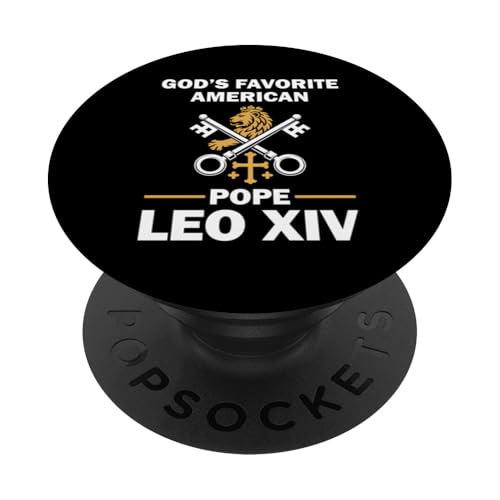 Vatican Pope Leo XIV - God's favorite American PopSockets Klebender PopGrip Vatican Pope Leo XIV - God's favorite American PopSockets Klebender PopGrip von Vatican Pope Leo XIV