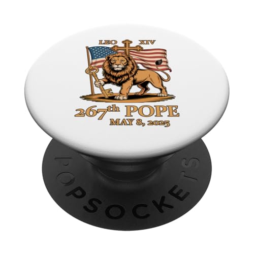 Vatican Pope Leo XIV - The 267th pope PopSockets Klebender PopGrip Vatican Pope Leo XIV - The 267th pope PopSockets Klebender PopGrip von Vatican Pope Leo XIV