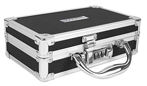 Vaultz Medizin Case mit Zahlenschloss, 21 x 12,7 x 6,3 cm, schwarz (vz00361) von Vaultz