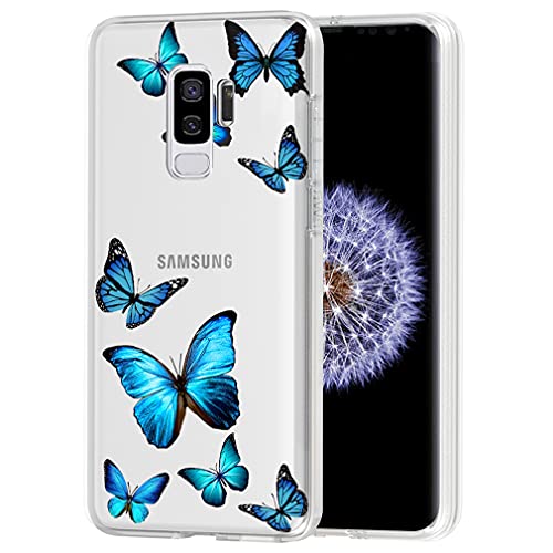 Vavies Schutzhülle für Galaxy S9 Plus/für Samsung S9+ Case Schlankes stoßfestes Hülle mit transparentem, weich-Flexibler TPU-Schutz Handyhülle für Samsung Galaxy S9 Plus Blau-Schmetterling Vavies Schutzhülle für Galaxy S9 Plus/für Samsung S9+ Case Schlankes stoßfestes Hülle mit transparentem, weich-Flexibler TPU-Schutz Handyhülle für Samsung Galaxy S9 Plus Blau-Schmetterling von Vavies