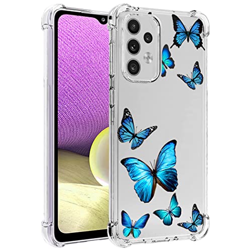 Vavies Schutzhülle für Galaxy A33 5G Case/für Samsung A33 5G Case Schlankes stoßfestes Hülle mit transparentem, weich-Flexibler TPU-Schutz Handyhülle für Samsung Galaxy A33 5G Blau-Schmetterling Vavies Schutzhülle für Galaxy A33 5G Case/für Samsung A33 5G Case Schlankes stoßfestes Hülle mit transparentem, weich-Flexibler TPU-Schutz Handyhülle für Samsung Galaxy A33 5G Blau-Schmetterling von Vavies
