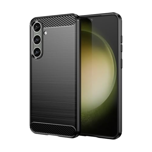 Vavies Schutzhülle für Galaxy S24 Plus Case, für Samsung S24+ 5G SM-S926U Stoßdämpfende Karbonfaser-Hülle mit TPU-Rahmen - Ultradünne Schockfestige Handyhülle für Samsung Galaxy S24+ 5G Schwarz Vavies Schutzhülle für Galaxy S24 Plus Case, für Samsung S24+ 5G SM-S926U Stoßdämpfende Karbonfaser-Hülle mit TPU-Rahmen - Ultradünne Schockfestige Handyhülle für Samsung Galaxy S24+ 5G Schwarz von Vavies