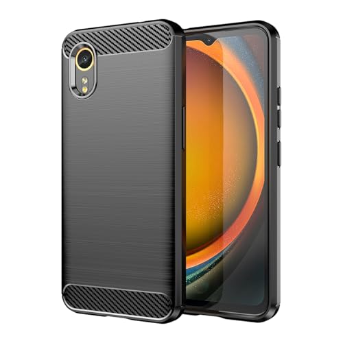 Vavies Schutzhülle für Galaxy XCover 7 Case, für Samsung X Cover 7 Stoßdämpfende Karbonfaser-Hülle mit TPU-Rahmen - Ultradünne Schockfestige Handyhülle für Samsung Galaxy XCover 7 Schwarz Vavies Schutzhülle für Galaxy XCover 7 Case, für Samsung X Cover 7 Stoßdämpfende Karbonfaser-Hülle mit TPU-Rahmen - Ultradünne Schockfestige Handyhülle für Samsung Galaxy XCover 7 Schwarz von Vavies