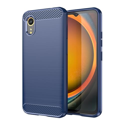 Vavies Schutzhülle für Galaxy XCover 7 Case, für Samsung X Cover 7 Stoßdämpfende Karbonfaser-Hülle mit TPU-Rahmen - Ultradünne Schockfestige Handyhülle für Samsung Galaxy XCover 7 blau Vavies Schutzhülle für Galaxy XCover 7 Case, für Samsung X Cover 7 Stoßdämpfende Karbonfaser-Hülle mit TPU-Rahmen - Ultradünne Schockfestige Handyhülle für Samsung Galaxy XCover 7 blau von Vavies