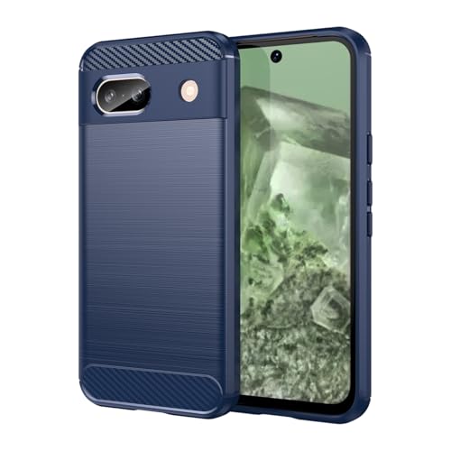 Vavies Schutzhülle für Pixel 8A Case, für Google 8A GKV4X Stoßdämpfende Karbonfaser-Hülle mit TPU-Rahmen - Ultradünne Schockfestige Handyhülle für Google Pixel 8A blau Vavies Schutzhülle für Pixel 8A Case, für Google 8A GKV4X Stoßdämpfende Karbonfaser-Hülle mit TPU-Rahmen - Ultradünne Schockfestige Handyhülle für Google Pixel 8A blau von Vavies