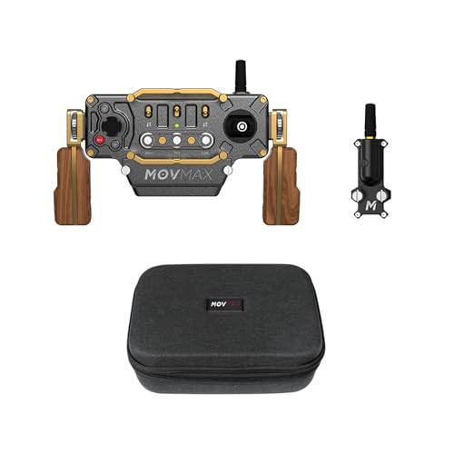 MOVMAX Incontrol Kit für DJI Ronin Stabilisatoren, Aluminium-Fernbedienung, kompatibel mit DJI RS4 Pro, RS4, RS3 Pro, RS2 Stabilisator, bis zu 15 Stunden Nutzung mit Aufbewahrungskoffer von Vaxis Global