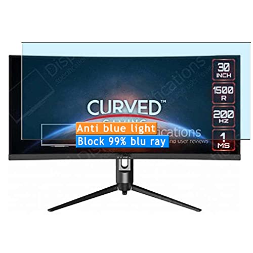 Vaxson 2 Stück Anti Blaulicht Schutzfolie kompatibel mit MSI Optix MAG301CR2 29.5" Monitor Bluelight folie folien Displayschutzfolie （ nicht Panzer Schutz Glas folie SchutzGlas nicht PanzerGlas ） Neue von Vaxson