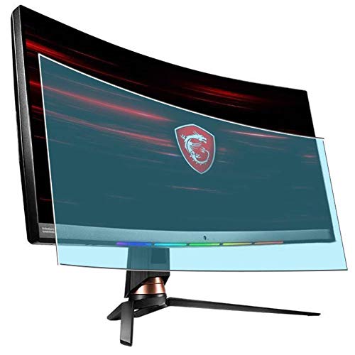 Vaxson 2 Stück Anti Blaulicht Schutzfolie kompatibel mit MSI Optix MPG341CQRV 34" Display Monitor Bluelight folie folien Displayschutzfolie （ nicht Panzer Schutz Glas folie nicht PanzerGlas ） Update von Vaxson