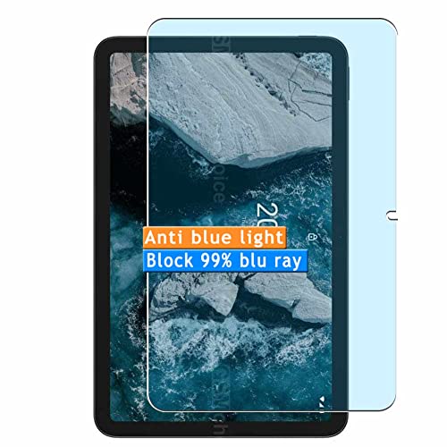 Vaxson 2 Stück Anti Blaulicht Schutzfolie kompatibel mit NOKIA T20 10.4" Tablet Display Bluelight folie folien Displayschutzfolie （ nicht Panzer Schutz Glas folie SchutzGlas nicht PanzerGlas ） Neue von Vaxson