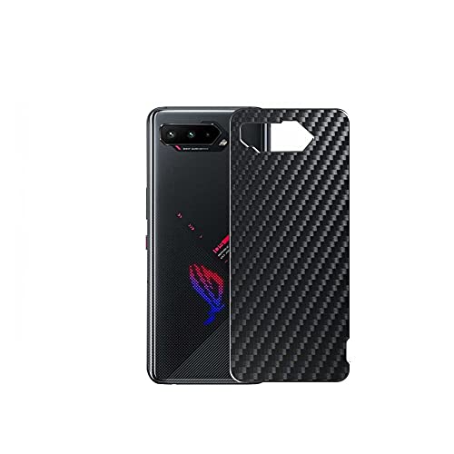 Vaxson 2 Stück Rückseite Schutzfolie, kompatibel mit ASUS ROG Phone 5, Schwarz Backcover Skin Cover [Nicht Displayschutzfolie Hülle Case ] von Vaxson