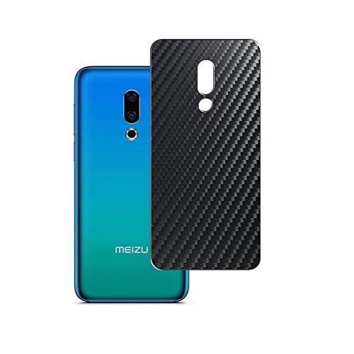 Vaxson 2 Stück Rückseite Schutzfolie, kompatibel mit Meizu 16th, Backcover Skin - Carbon Schwarz [Nicht gehärtetem Glas/Nicht Front Displayschutzfolie] von Vaxson