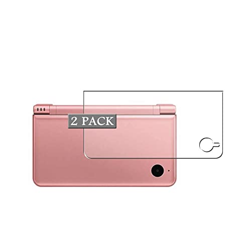 Vaxson 2 Stück Rückseite Schutzfolie, kompatibel mit Nintendo DSI XL, Backcover Skin TPU Folie Haut [Nicht gehärtetem Glas Displayschutzfolie ] Neue von Vaxson
