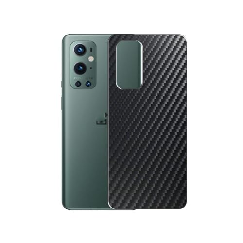 Vaxson 2 Stück Rückseite Schutzfolie, kompatibel mit OnePlus 9 Pro, Schwarz Backcover Skin Cover [nicht Displayschutzfolie Hülle Case ] von Vaxson