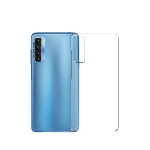 Vaxson 2 Stück Rückseite Schutzfolie, kompatibel mit TCL 20S, Backcover Skin TPU Folie Haut [nicht gehärtetem Glas Displayschutzfolie ] von Vaxson