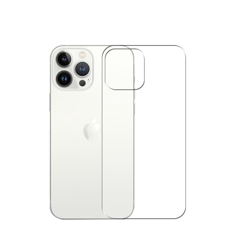 Vaxson 2 Stück Rückseite Schutzfolie, kompatibel mit iPhone 13 Pro Max, Backcover Skin TPU Folie Haut [nicht gehärtetem Glas Displayschutzfolie ] Neue von Vaxson