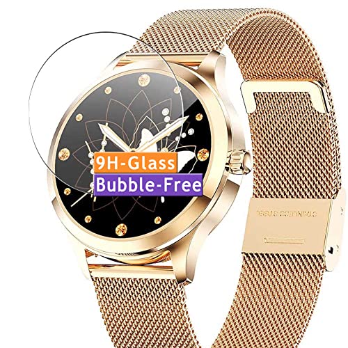 Vaxson 3 Stück 9H Panzer Schutz Glas kompatibel mit ANMIKEJI ANMI LW07 Smartwatch smart watch Schutzfolie Display schutz folie Panzerfolie SchutzGlas folien PanzerGlas Neue von Vaxson