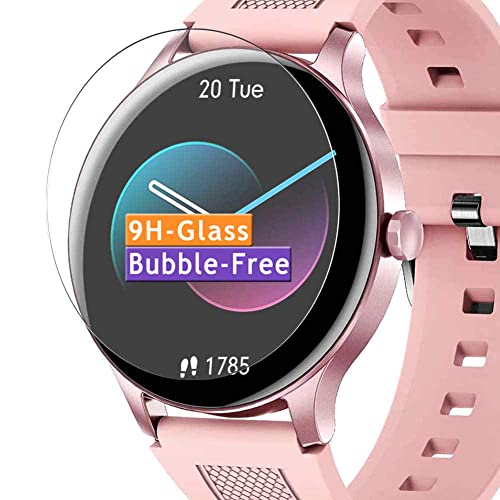 Vaxson 3 Stück 9H Panzer Schutz Glas kompatibel mit BOCLOUD NY20 1.3" smart watch Schutzfolie Display schutz folie Panzerfolie SchutzGlas folien PanzerGlas von Vaxson
