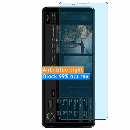 Vaxson 3 Stück Anti Blaulicht Schutzfolie kompatibel mit Sony Xperia PRO-I Display Bluelight folie folien Displayschutzfolie （ nicht Panzer Schutz Glas folie SchutzGlas nicht PanzerGlas ） von Vaxson