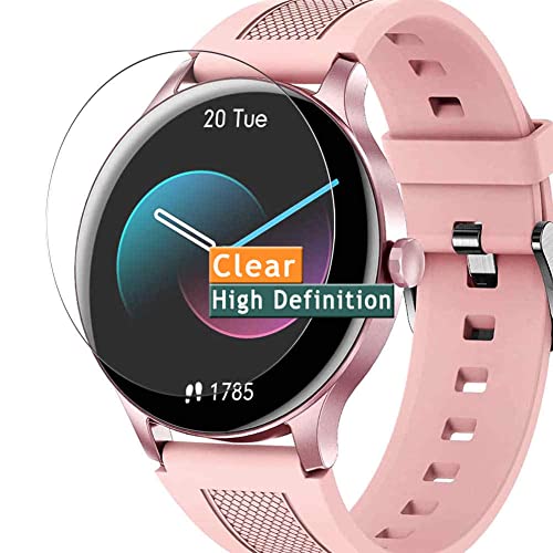 Vaxson 3 Stück Schutzfolie kompatibel mit BOCLOUD NY20 1.3" Smart Watch smartwatch Display folie folien Displayschutzfolie （ nicht Panzer Schutz Glas folie SchutzGlas nicht PanzerGlas ） von Vaxson