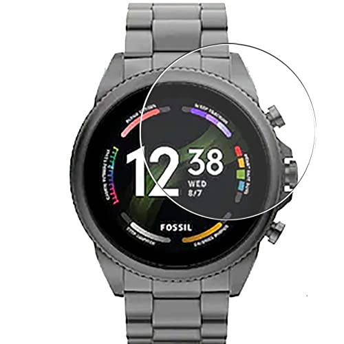 Vaxson 3 Stück Schutzfolie kompatibel mit Fossil Gen 6 46mm Smart Watch smartwatch Display folie folien Displayschutzfolie （ nicht Panzer Schutz Glas folie SchutzGlas nicht PanzerGlas ） von Vaxson