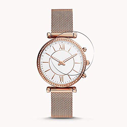 Vaxson 3 Stück Schutzfolie kompatibel mit Fossil Hybrid Smartwatch CARLIE WATCH CASE SIZE 36mm Display folien Displayschutzfolie （ nicht Panzer Schutz Glas folie SchutzGlas nicht PanzerGlas ） Update von Vaxson