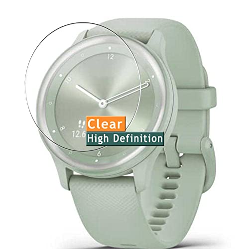 Vaxson 3 Stück Schutzfolie für GARMIN VIVOMOVE SPORT Display, Displayschutzfolie mit 99% Transparenz, 4H Härte, Selbstheilungstechnologie, Anti-Fingerabdruck, Staubdicht, Blasenfrei von Vaxson