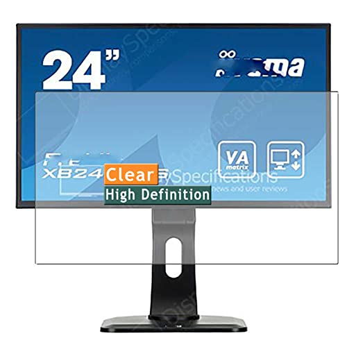 Vaxson 3 Stück Schutzfolie kompatibel mit Iiyama ProLite XB2481HS-B1 23.6" Monitor Display folie folien Displayschutzfolie （ nicht Panzer Schutz Glas folie SchutzGlas nicht PanzerGlas ） Neue von Vaxson