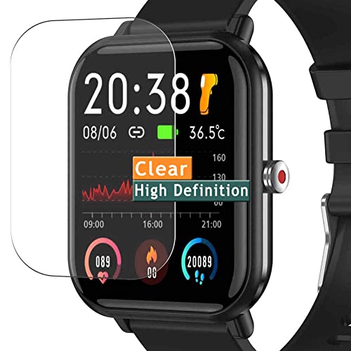 Vaxson 3 Stück Schutzfolie kompatibel mit LAMA Q9 PRO 1.7" Smart Watch smartwatch Display folie folien Displayschutzfolie （ nicht Panzer Schutz Glas folie SchutzGlas nicht PanzerGlas ） von Vaxson
