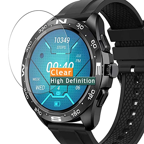 Vaxson 3 Stück Schutzfolie kompatibel mit LEMFO I32 1.32" Smartwatch Smart Watch Display folie folien Displayschutzfolie （ nicht Panzer Schutz Glas folie SchutzGlas nicht PanzerGlas ） von Vaxson