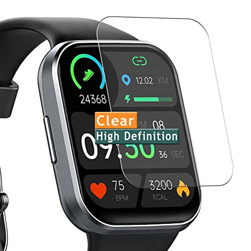 Vaxson 3 Stück Schutzfolie kompatibel mit Nerunsa Q23 1.69" Smart Watch smartwatch Display folie folien Displayschutzfolie （ nicht Panzer Schutz Glas folie SchutzGlas nicht PanzerGlas ） von Vaxson