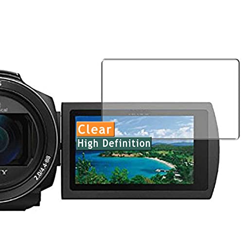 Vaxson 3 Stück Schutzfolie kompatibel mit Sony FDR-AX55 Digital Camcorder Handycam Display folie folien Displayschutzfolie （ nicht Panzer Schutz Glas folie SchutzGlas nicht PanzerGlas ） Neue von Vaxson