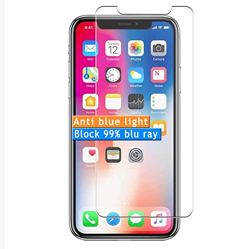 Vaxson 4 Stück Anti Blaulicht Schutzfolie kompatibel mit Apple iPhone X/iPhone XS Display Bluelight folie folien Displayschutzfolie （ nicht Panzer Schutz Glas folie SchutzGlas nicht PanzerGlas ） Neue von Vaxson