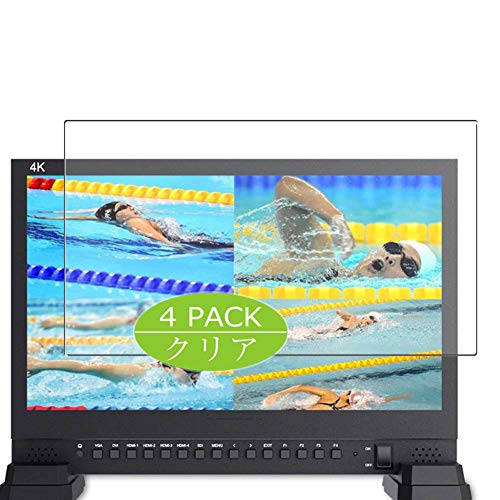 Vaxson 4 Stück Schutzfolie kompatibel mit SEETEC FEELWORLD 4K156-9HSD 15.6" Display Folie Folien Displayschutzfolie （ Nicht Panzer Schutz Glas Folie SchutzGlas Nicht PanzerGlas ） Update von Vaxson