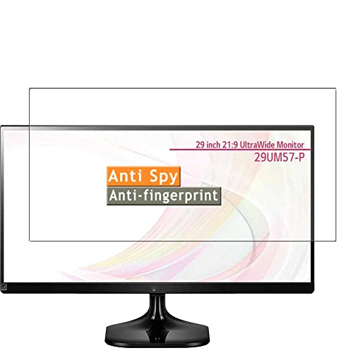 Vaxson Anti Spy Schutzfolie kompatibel mit LG Monitor 29" 29UM67-P / 29UM57-P Display folie folien Displayschutzfolie （ nicht Panzer Schutz Glas folie SchutzGlas nicht PanzerGlas ） Neue von Vaxson