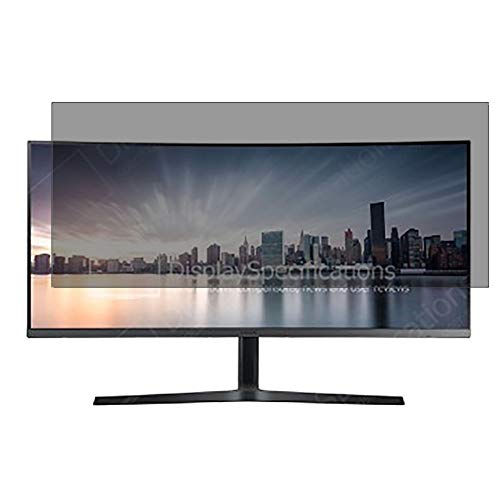 Vaxson Anti Spy Schutzfolie kompatibel mit Samsung C34H890WG 34" Display Monitor Display folie folien Displayschutzfolie （ nicht Panzer Schutz Glas folie SchutzGlas nicht PanzerGlas ） von Vaxson