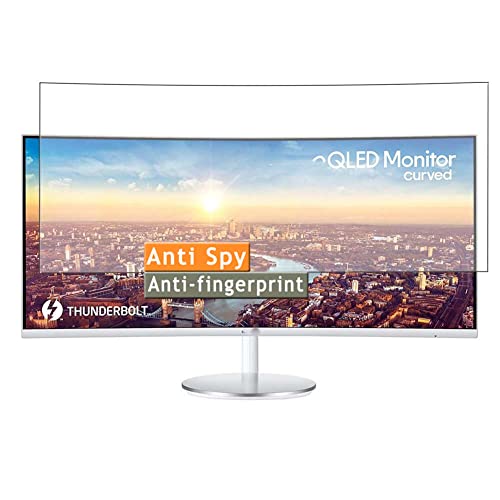 Vaxson Anti Spy Schutzfolie kompatibel mit Samsung C34J791 LC34J791WTEXXS 34" Monitor Display folie folien Displayschutzfolie （ nicht Panzer Schutz Glas folie SchutzGlas nicht PanzerGlas ） Neue von Vaxson