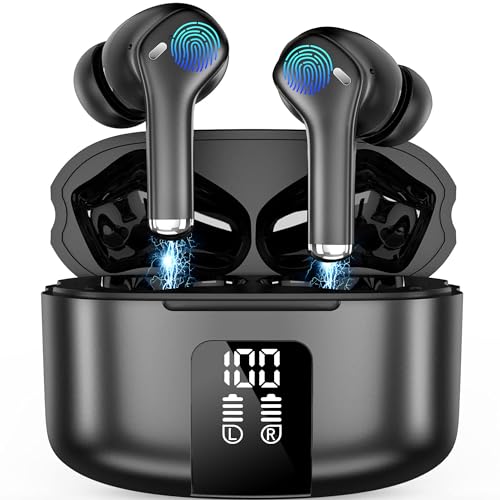 Vbrisi Bluetooth Kopfhörer, In Ear Kopfhörer Bluetooth 5.3 Kopfhörer Kabellos, Kabellose Kopfhörer mit Sprachassistent, wasserdichte IPX5 Ohrhörer und Earbuds zur Geräuschreduzierung. von Vbrisi