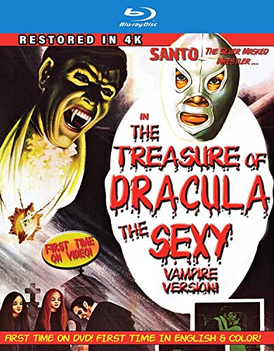 Santo In The Treasure Of Dracula: The Sexy Vampire Version 4k Restoration (In Color) [Blu-ray] von Vci Entertainment