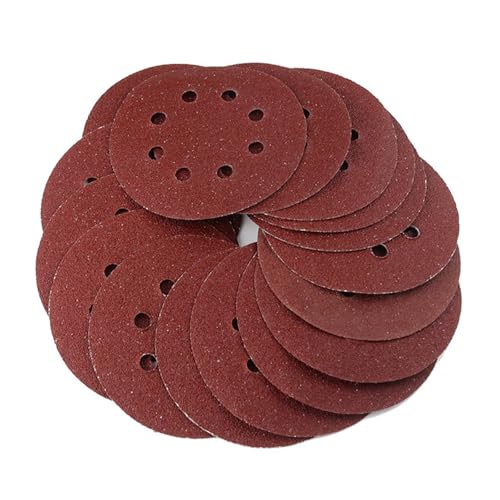 100pcs 5 Zoll 8 Loch Sandpapierkleber Mit 40# 60# 80# 120# 180# Grit Für Zufälligen Schleifer 100pcs 5 Zoll 8 Loch Sandpapierkleber Mit 40# 60# 80# 120# 180# Grit Für Zufälligen Schleifer von Vdaxvme