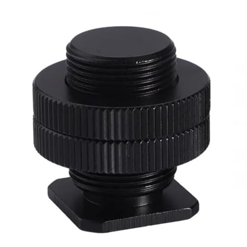 5/8 auf 1/4 Zoll Schraube Doppelter Kaltschuh-Stativhalterung Schraube auf blinkendes Mikrofon, Blitzschuh-Adapter für DSLR-Kamera-Fotografie 5/8 auf 1/4 Zoll Schraube Doppelter Kaltschuh-Stativhalterung Schraube auf blinkendes Mikrofon, Blitzschuh-Adapter für DSLR-Kamera-Fotografie von Vdaxvme