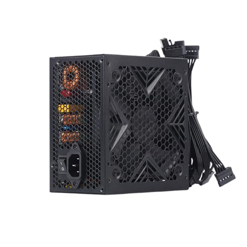 550 W/650 W/750 W Netzteil DC 12 V für Gaming-Computer mit fortschrittlichem Thermomanagement, leiser 120 mm FDB-Lüfter von Vdaxvme