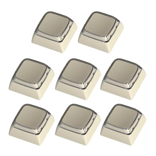 8-teiliges XDA-Tastenkappen-Set mit Hintergrundbeleuchtung aus langlebigem PC für lange Nutzungsdauer auf mechanischen Tastaturen von Vdaxvme