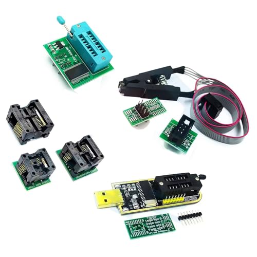 Ch341a Programmieradapter Soic8 Adapter Sop8 Clip Ch341a Bios Programmierer mit Kabel 1,8 V Adapter Ch341a Programmieradapter Soic8 Adapter Sop8 Clip Ch341a Bios Programmierer mit Kabel 1,8 V Adapter von Vdaxvme